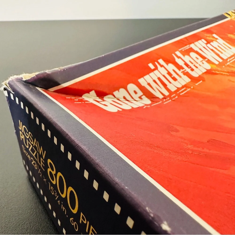 1989 GONE WITH THE WIND Vintage 800 Piece Jigsaw Puzzle MGM CINEMA CLASSICS - Picture 10 of 10